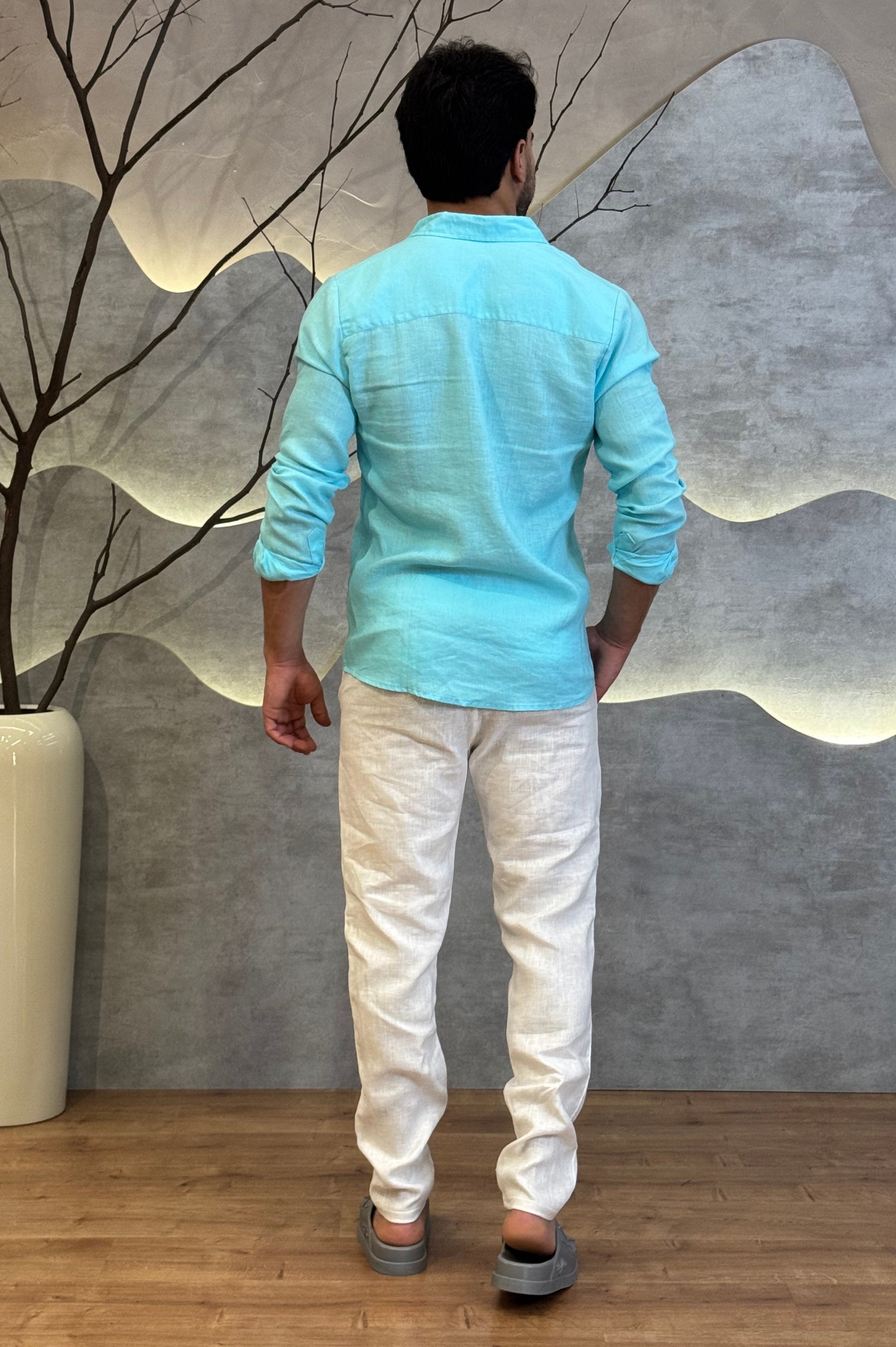 Calça 100% Linho Zeus
