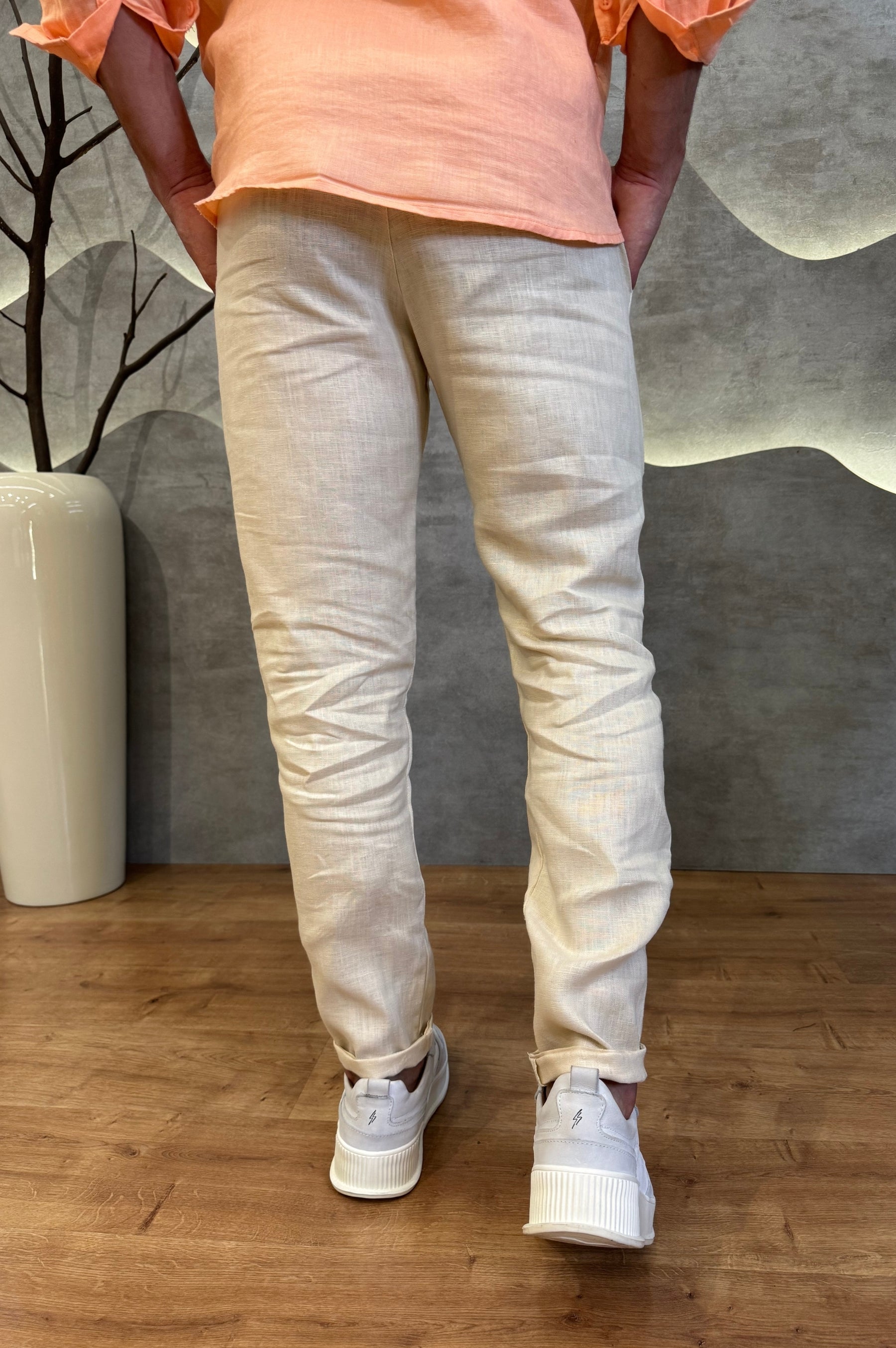 Calça 100% Linho Zeus