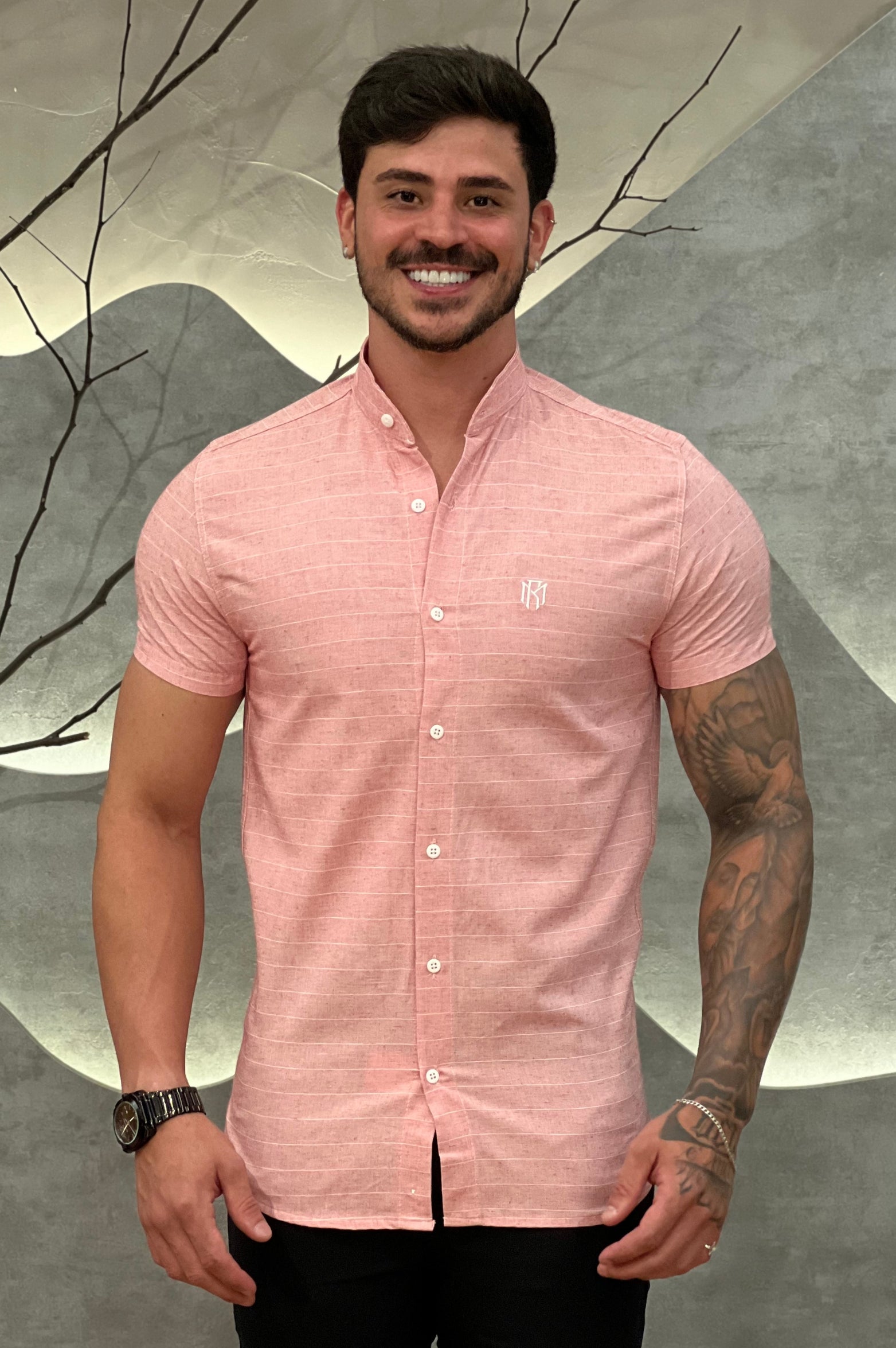 Camisa Raveman Rosa Zeus