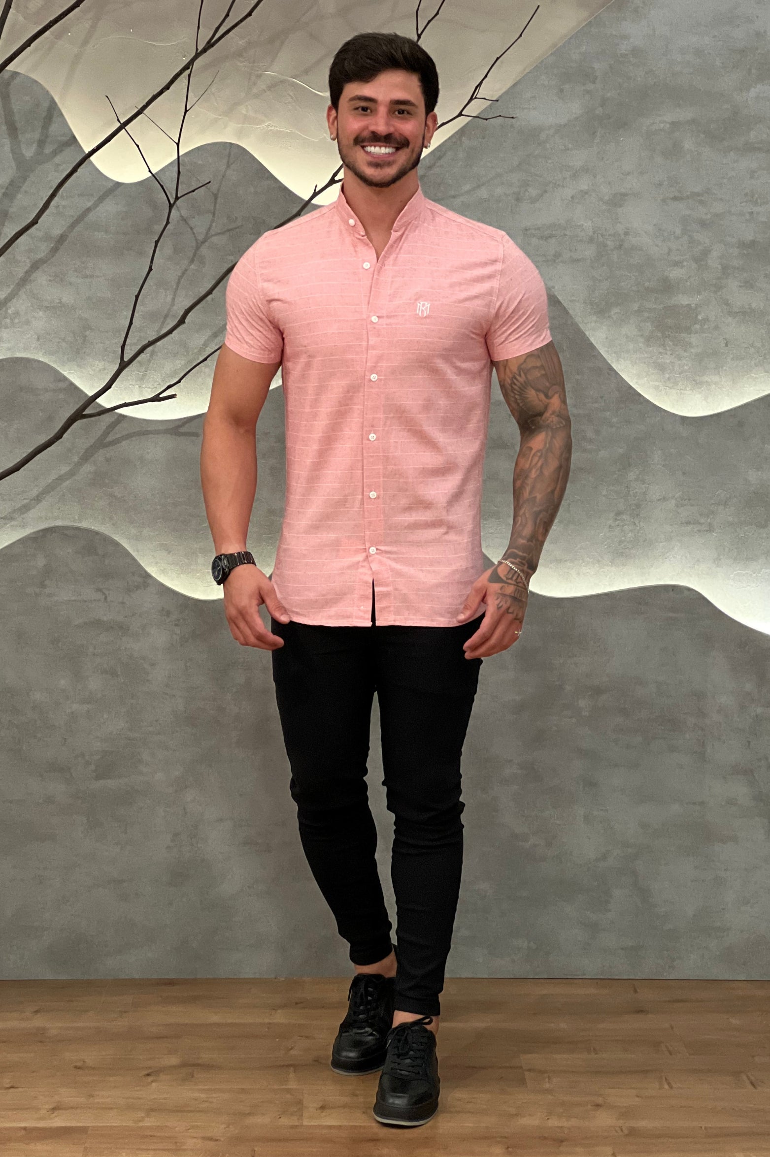 Camisa Raveman Rosa Zeus