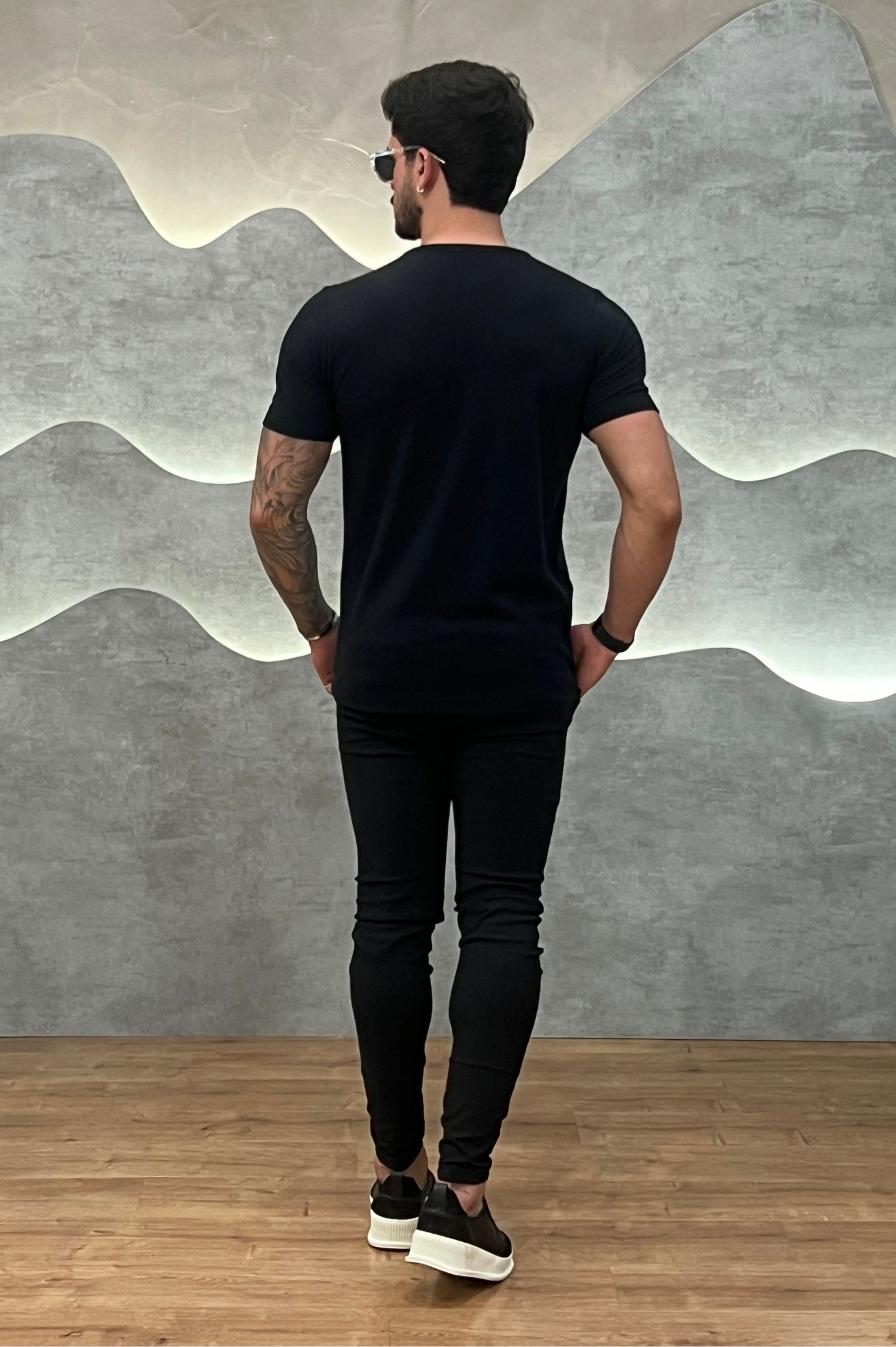 Camisa Piquet Pima Zeus Preto