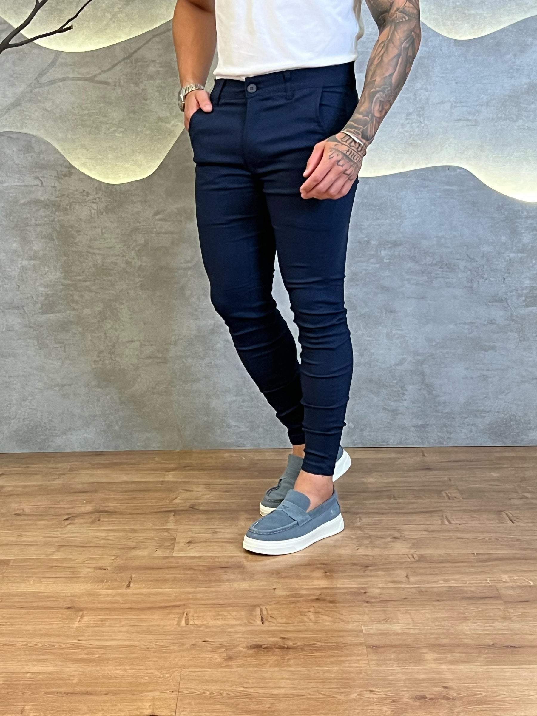 Calça Alfaiataria Bengaline Com Elastano