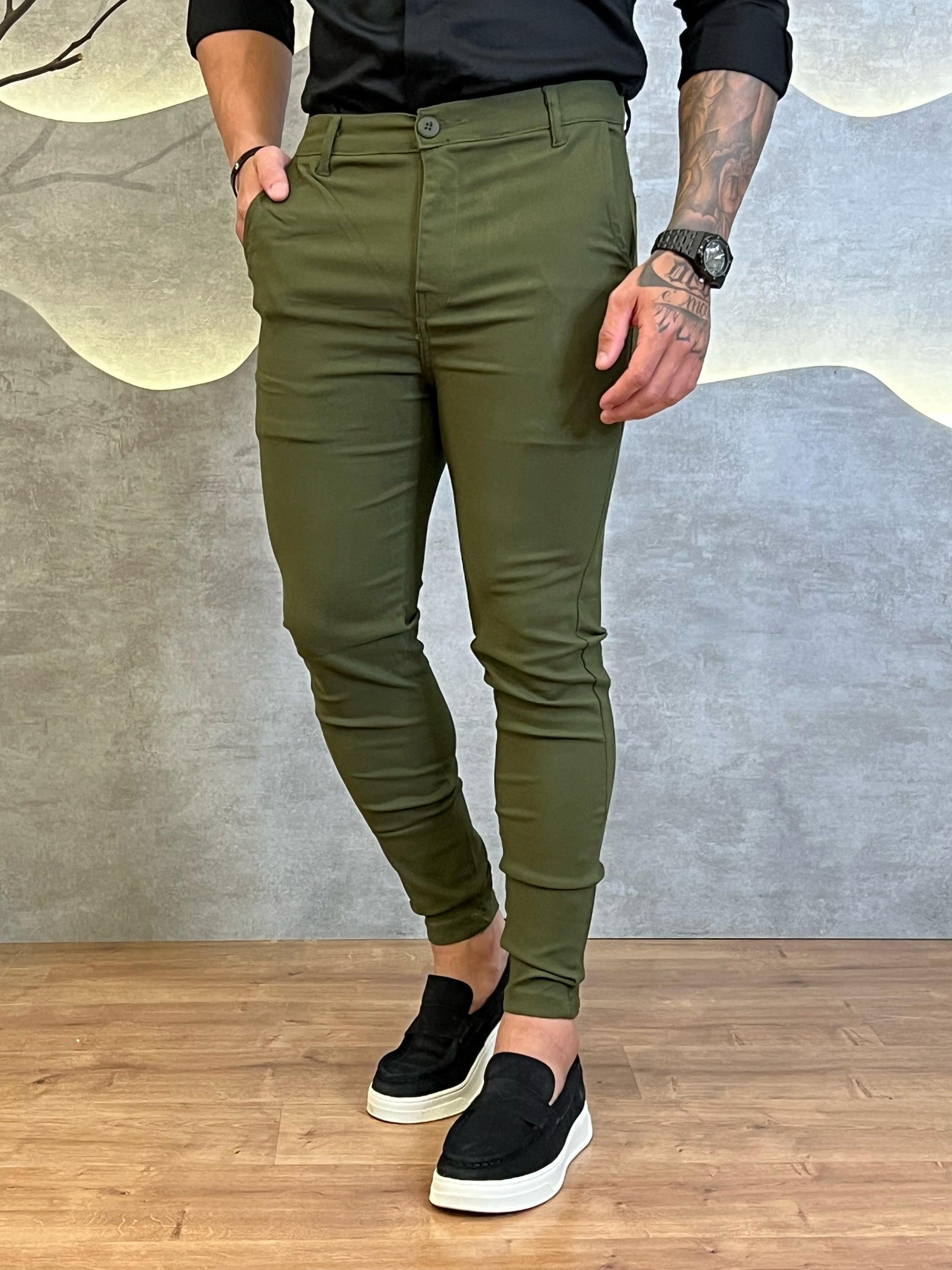 Calça Alfaiataria Bengaline Com Elastano