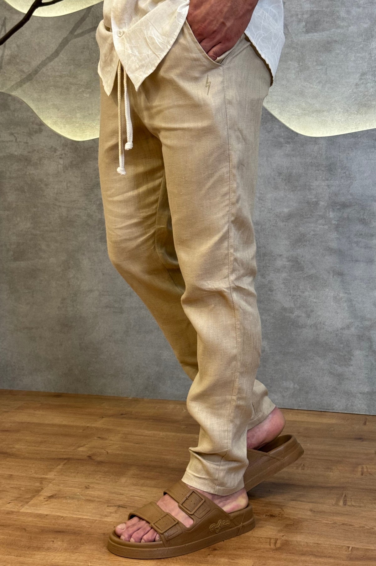Calça 100% Linho Zeus