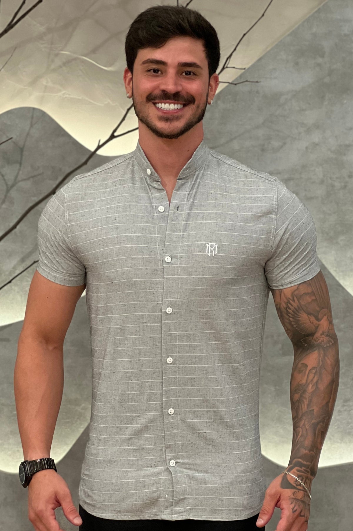 Camisa Raveman Cinza Zeus