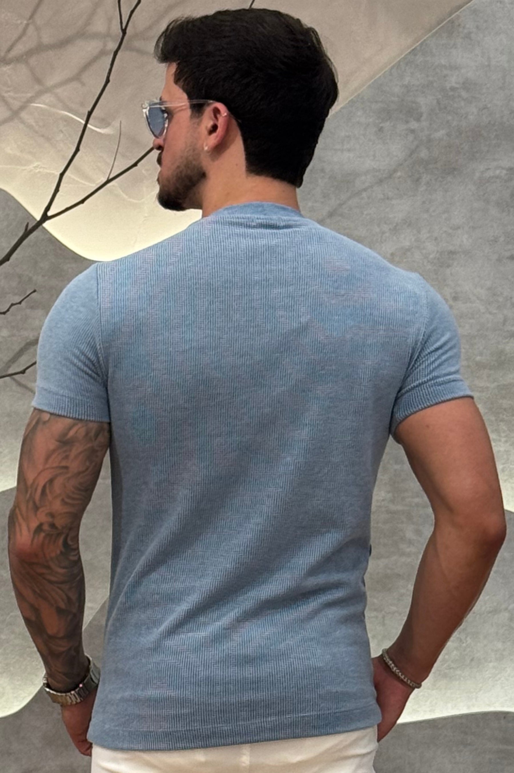 Camisa Tricochamp Canelada Zeus Azul