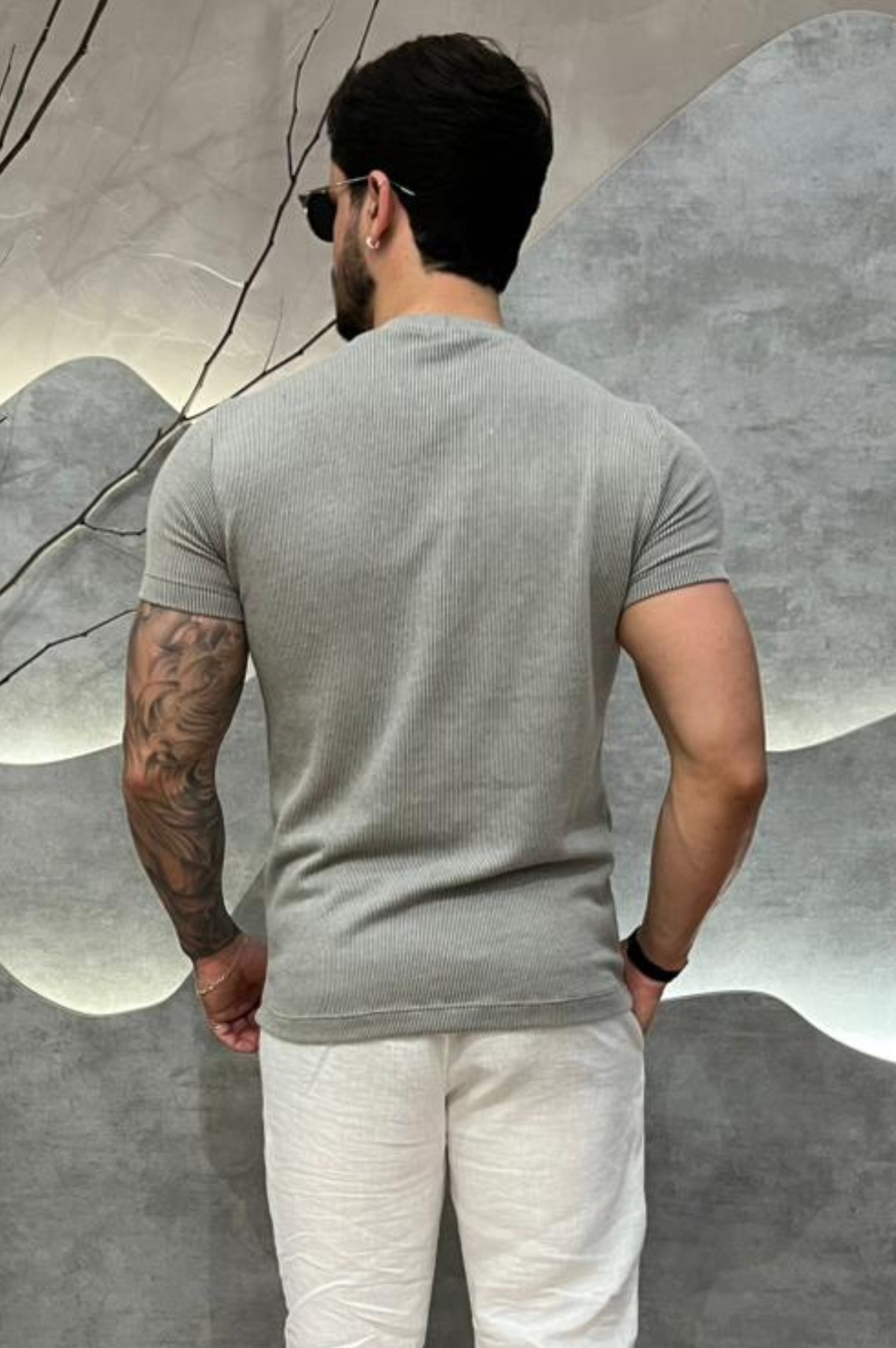 Camisa Tricochamp Canelada Zeus Cinza Espacial