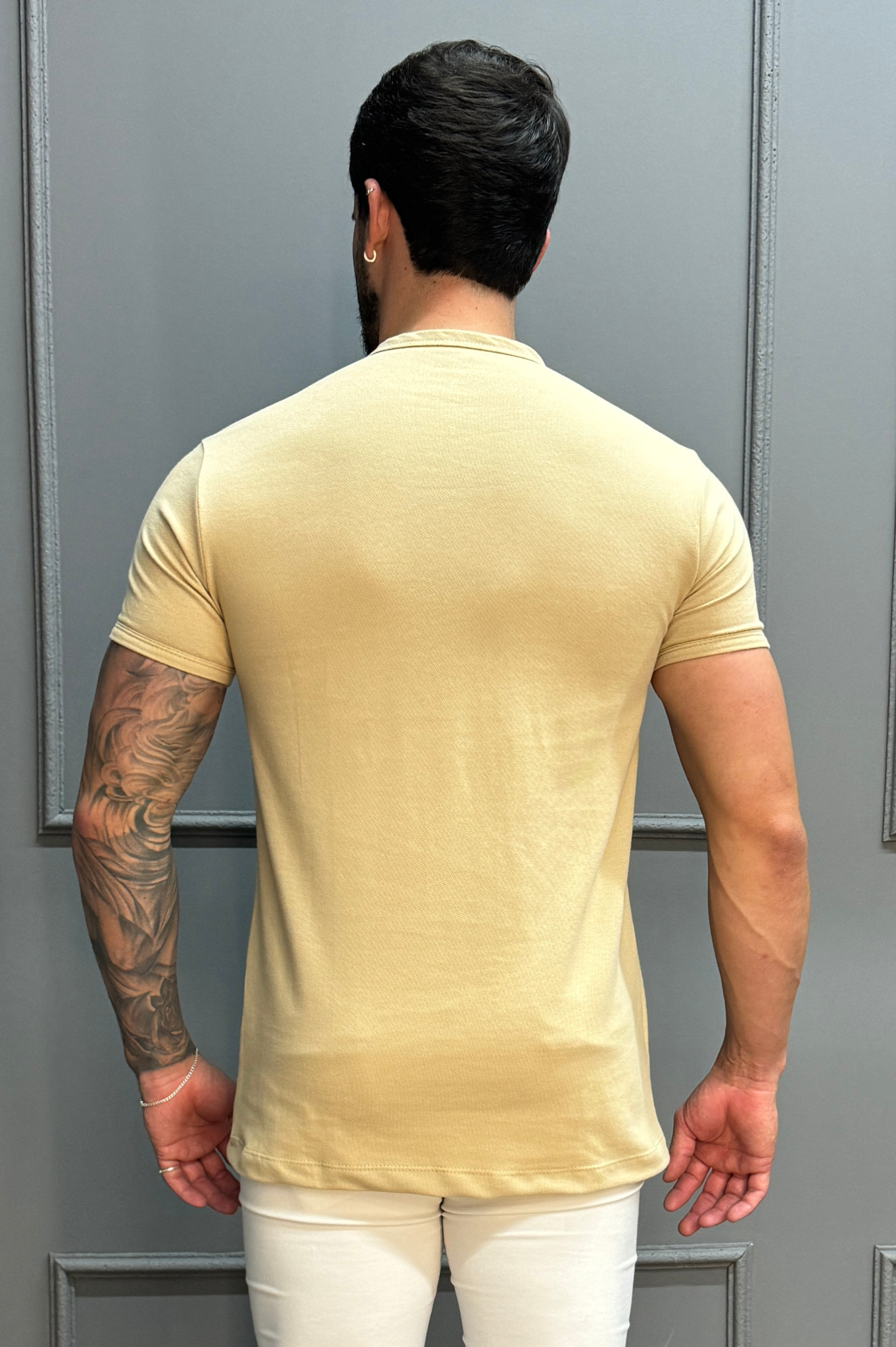Camisa Gola Henley