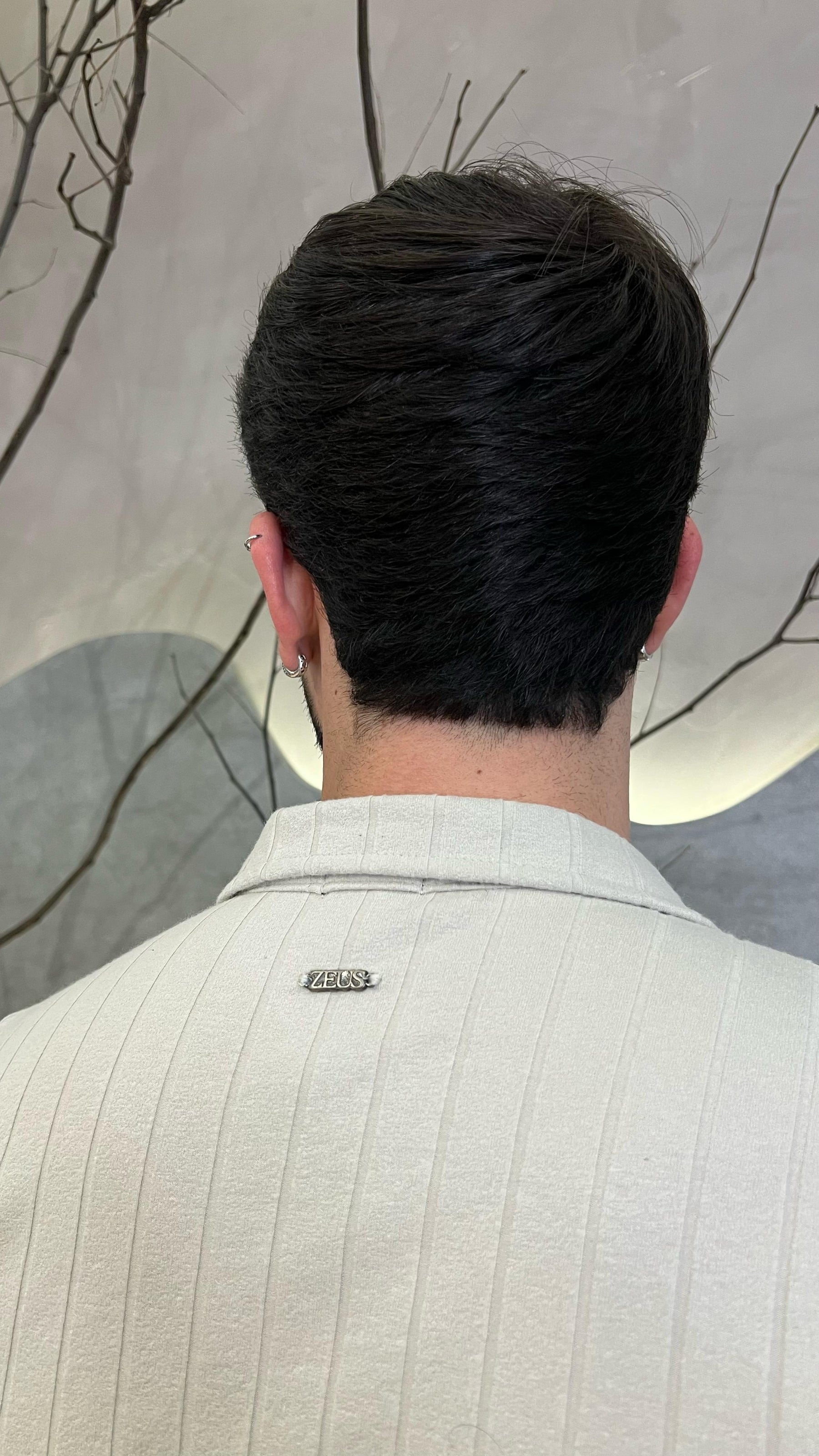 Camisa Polo Gola V Texturizada