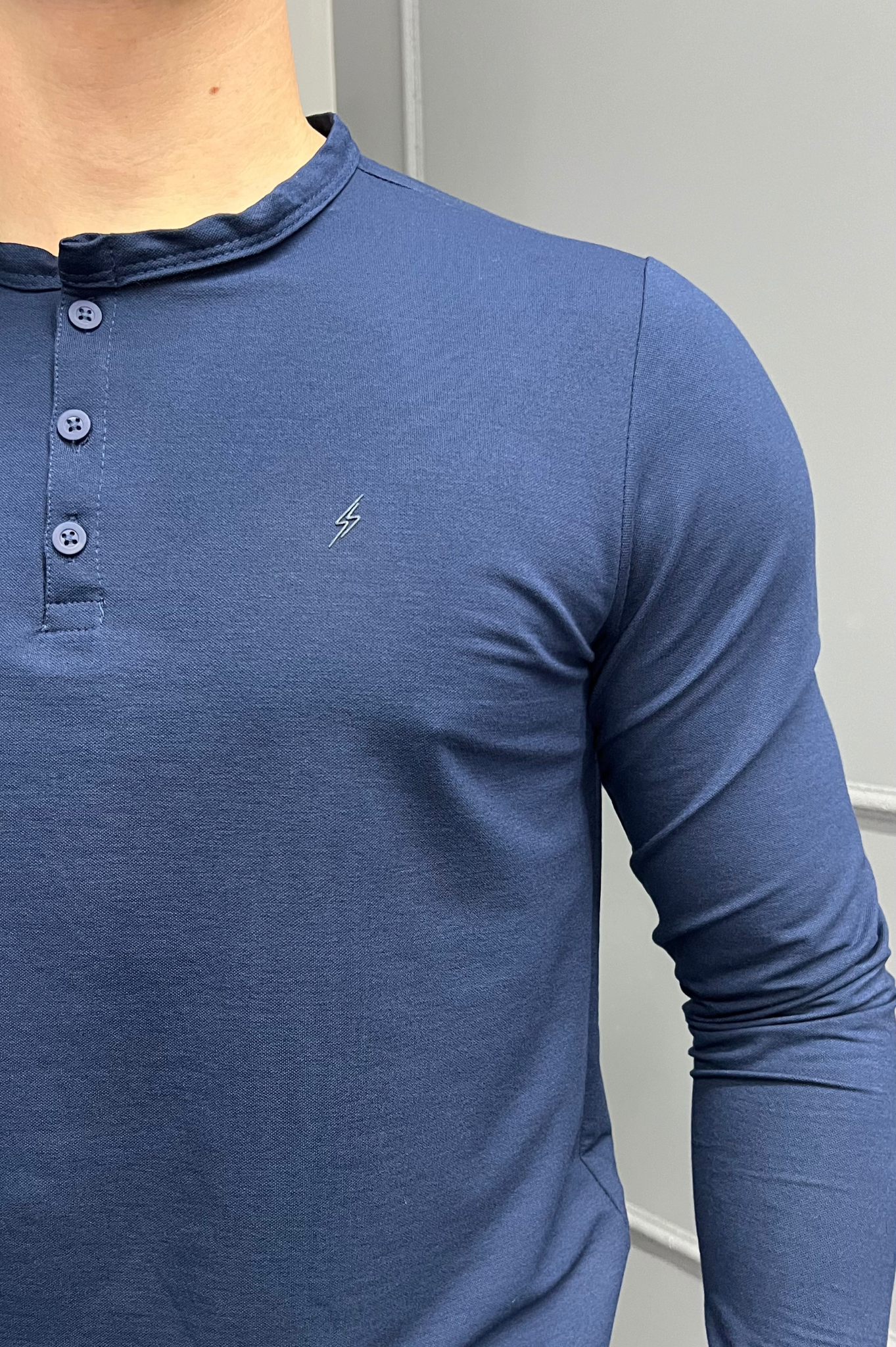 Gola Henley Manga Longa Zeus