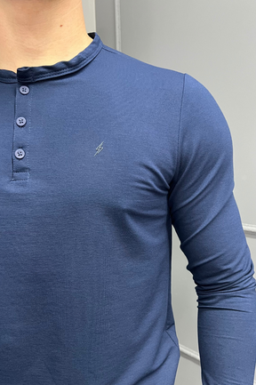 Gola Henley Manga Longa Zeus
