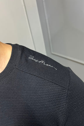 Camisa Texturizada Zeus- Preto