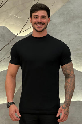 Camisa Tricochamp Canelada Zeus Preta