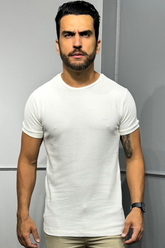 Camisa Texturizada Zeus - Branca