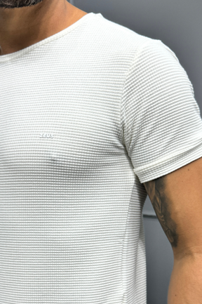 Camisa Texturizada Zeus - Branca