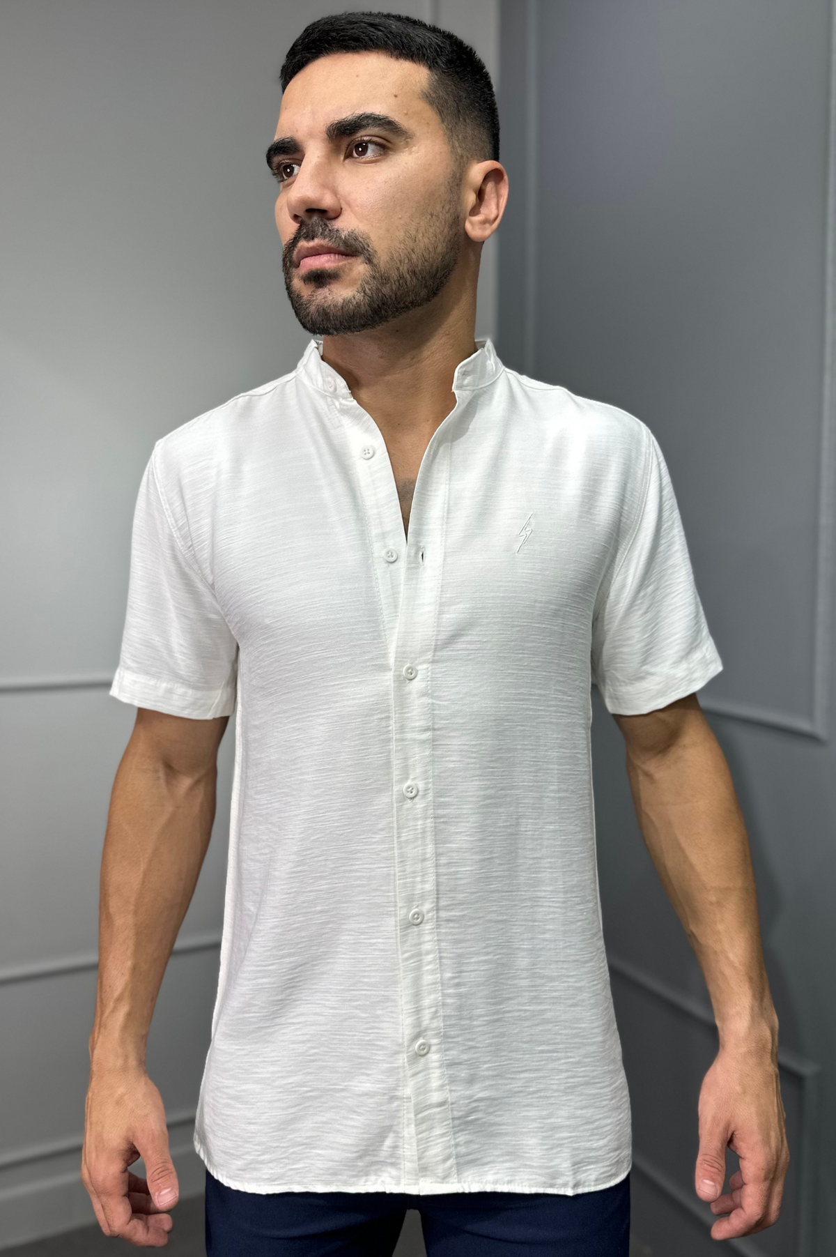 Camisa Viscolinho Zeus