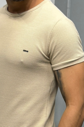 Camisa Texturizada Zeus - Bege