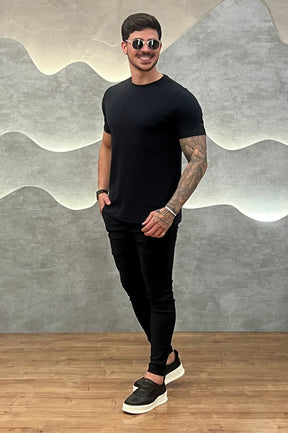 Camisa Piquet Pima Zeus Preto