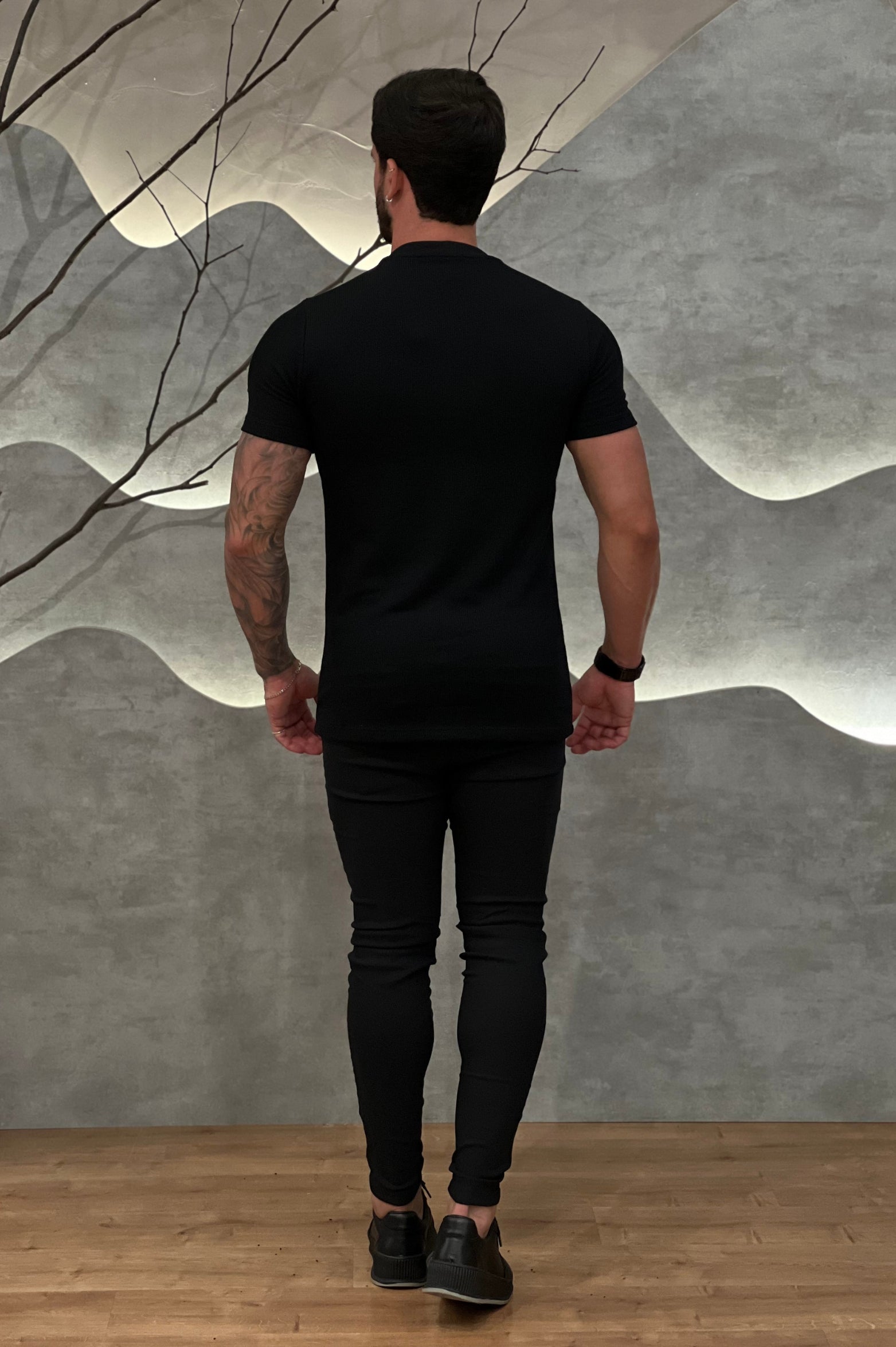 Camisa Tricochamp Canelada Zeus Preta