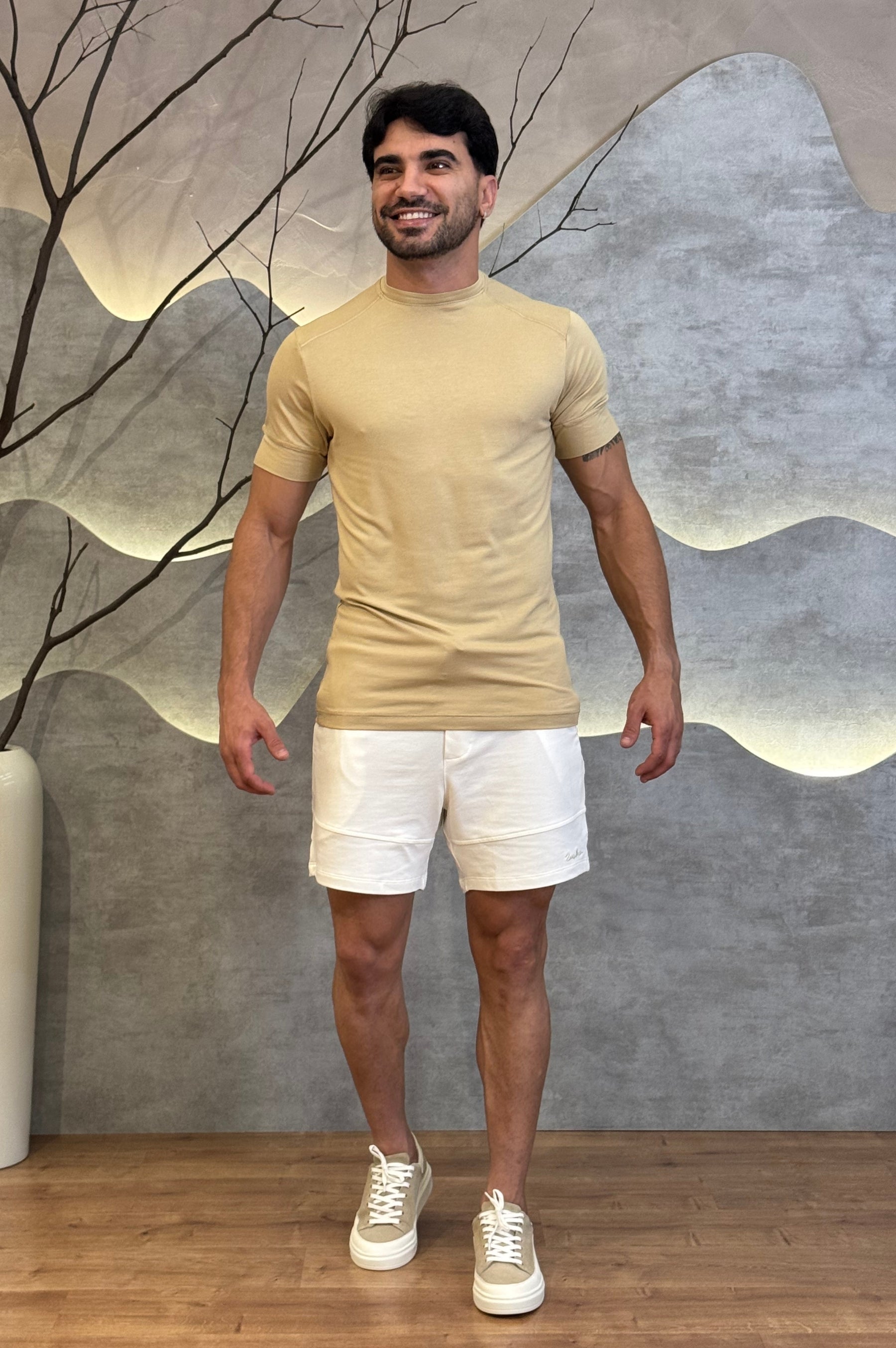 Camisa Recorte Desert Palha Zeus