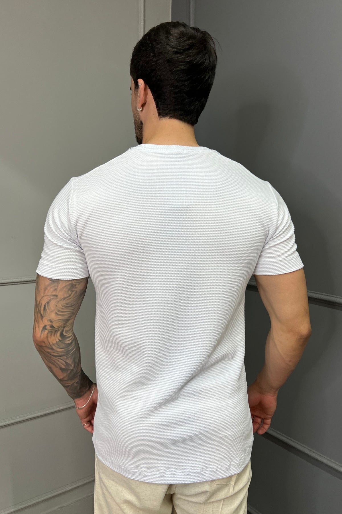 Camisa Texturizada Zeus - Branco