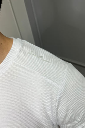 Camisa Texturizada Zeus - Branco