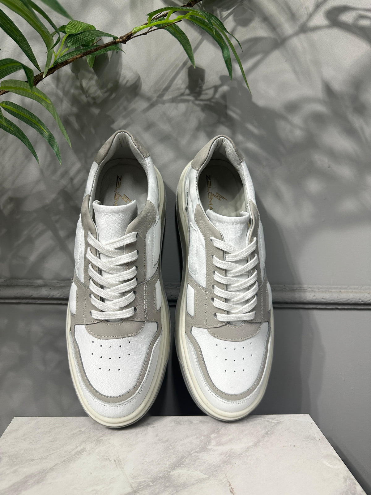 Calçado Sneaker Lennox Branco/ Cinza