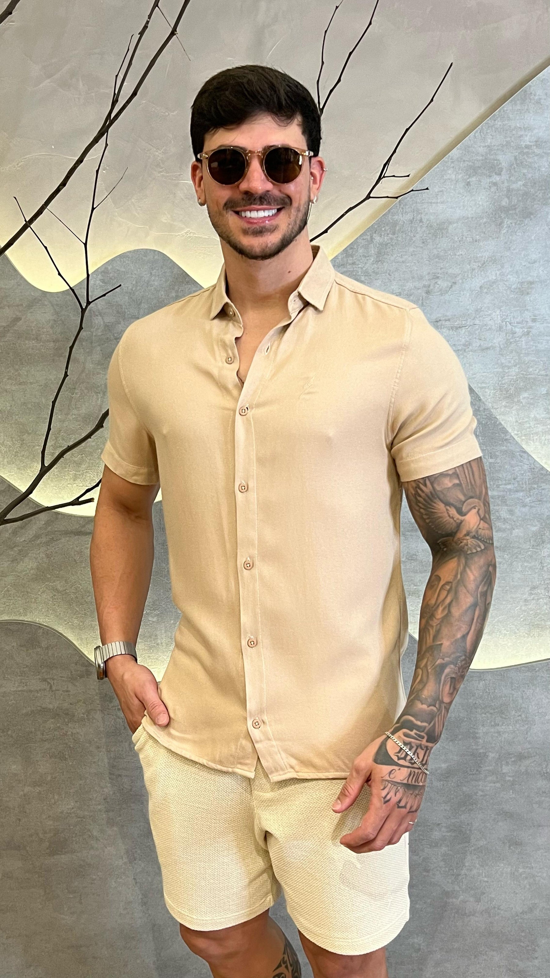 Camisa Viscose Cubana Zeus