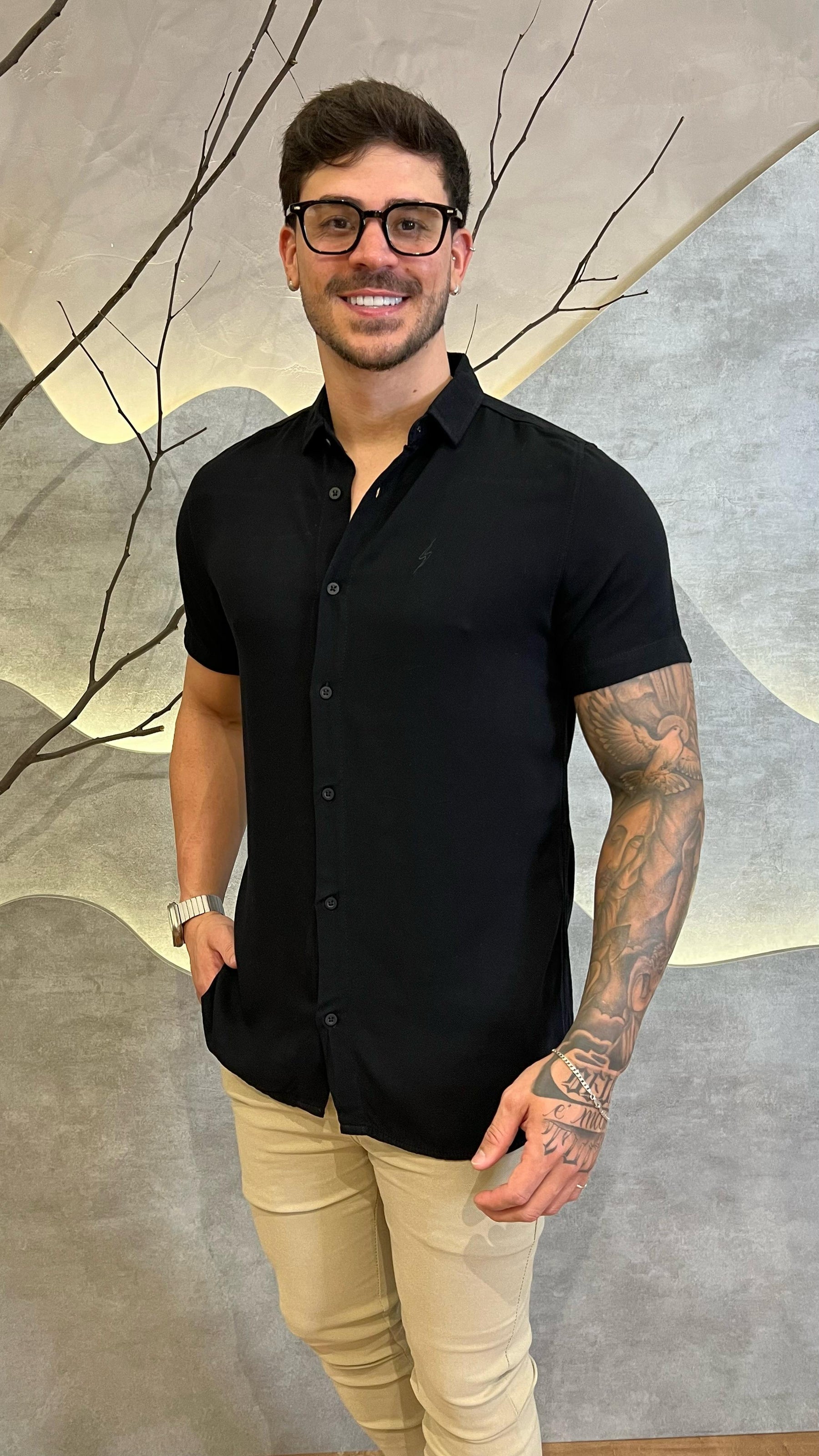 Camisa Viscose Cubana Zeus