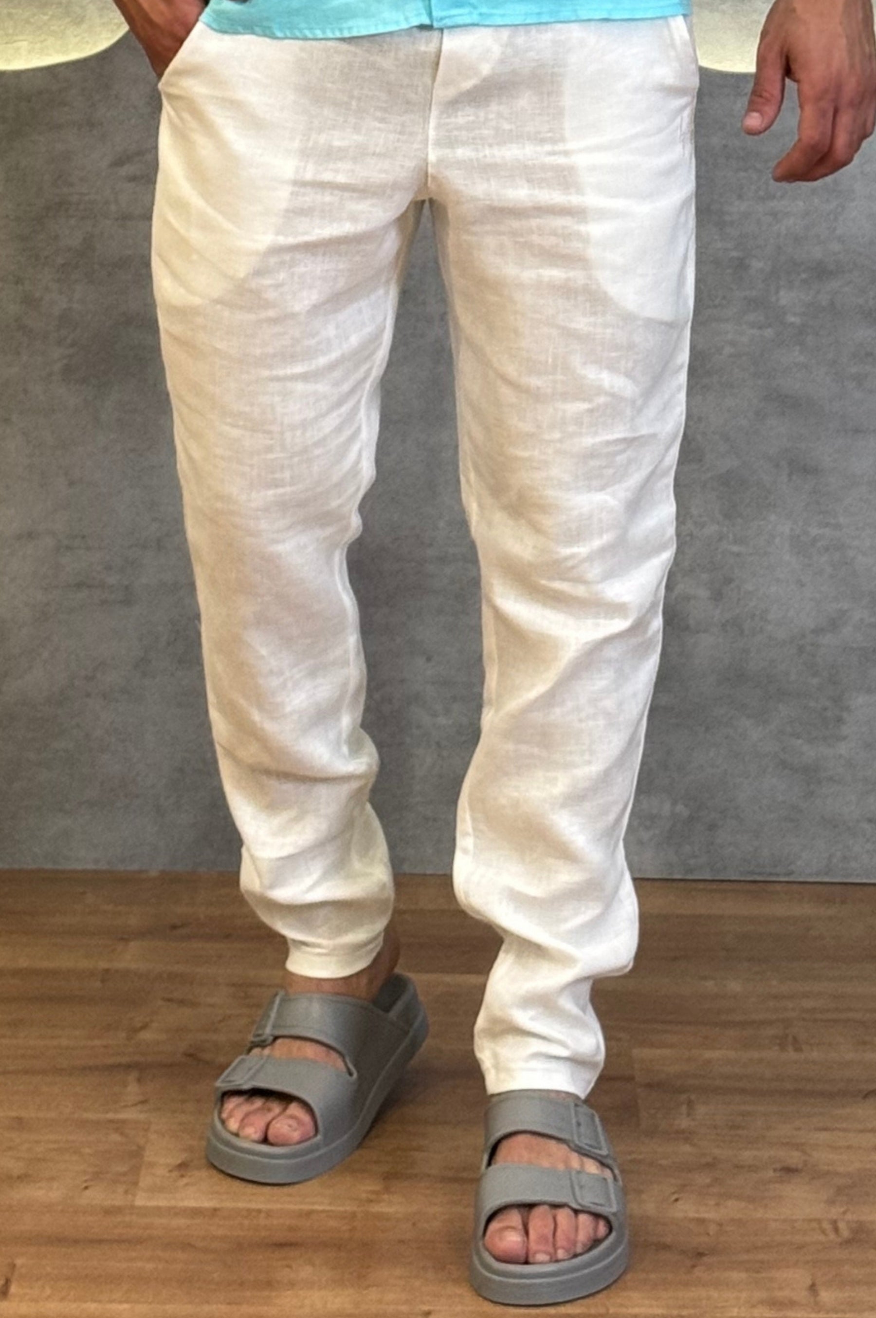 Calça 100% Linho Zeus