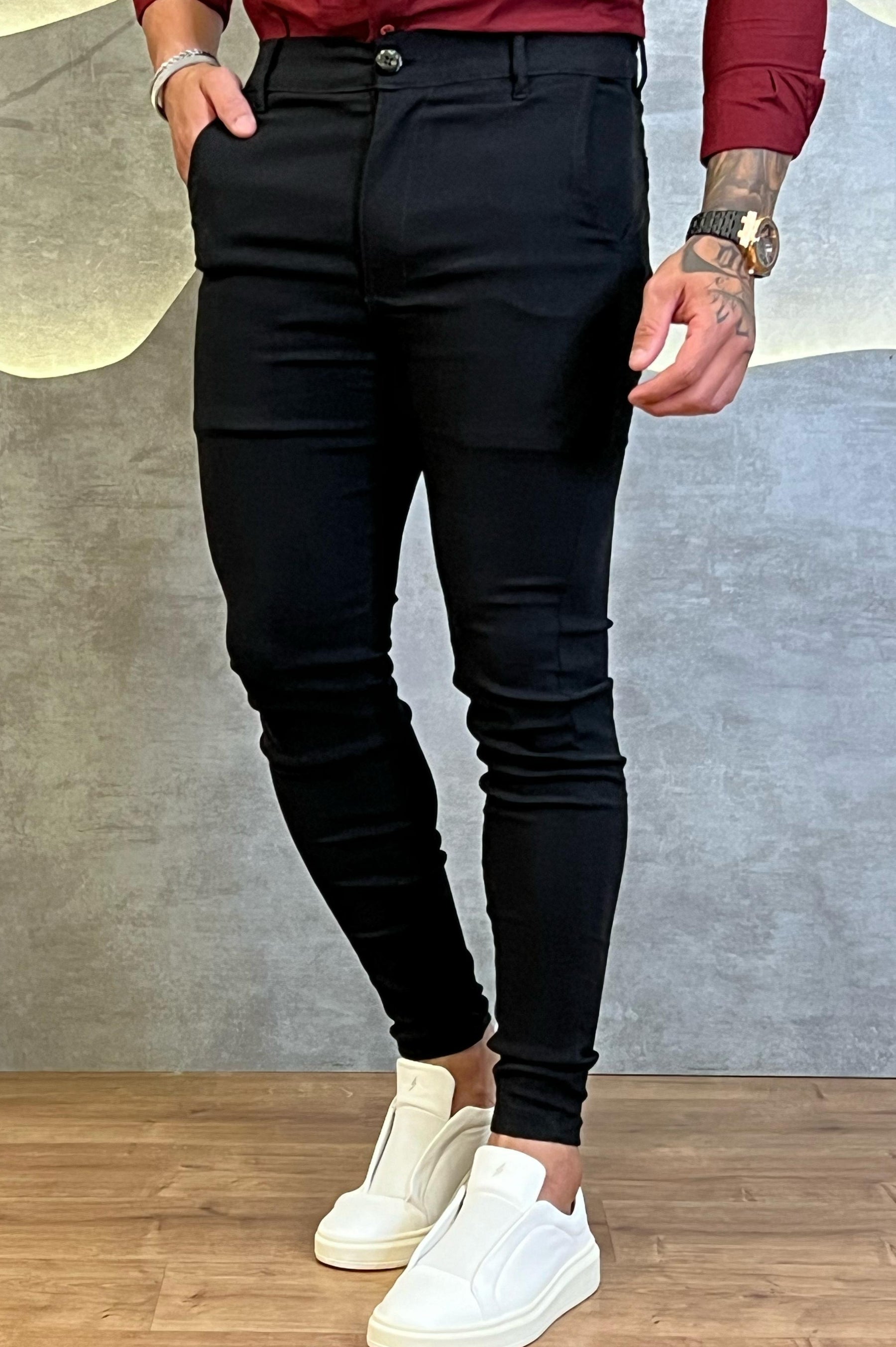 Calça Alfaiataria Bengaline Com Elastano