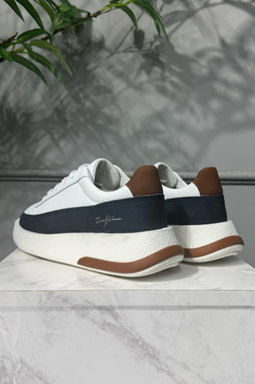 Calçado Plataforma 2.0 Branco/Azul