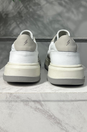 Calçado Sneaker Lennox Branco/Cinza