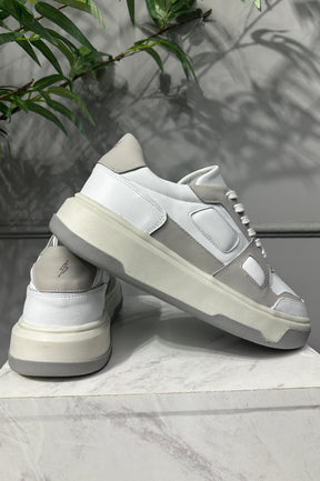 Calçado Sneaker Lennox Branco/Cinza