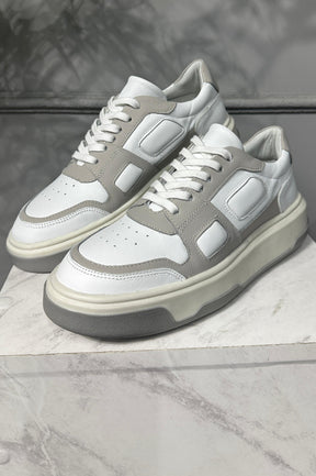 Calçado Sneaker Lennox Branco/Cinza