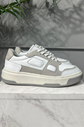 Calçado Sneaker Lennox Branco/Cinza