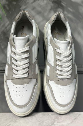 Calçado Sneaker Lennox Branco/Cinza