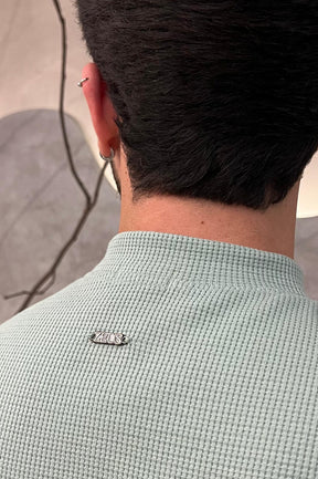 Camisa Half Ziper Texturizada