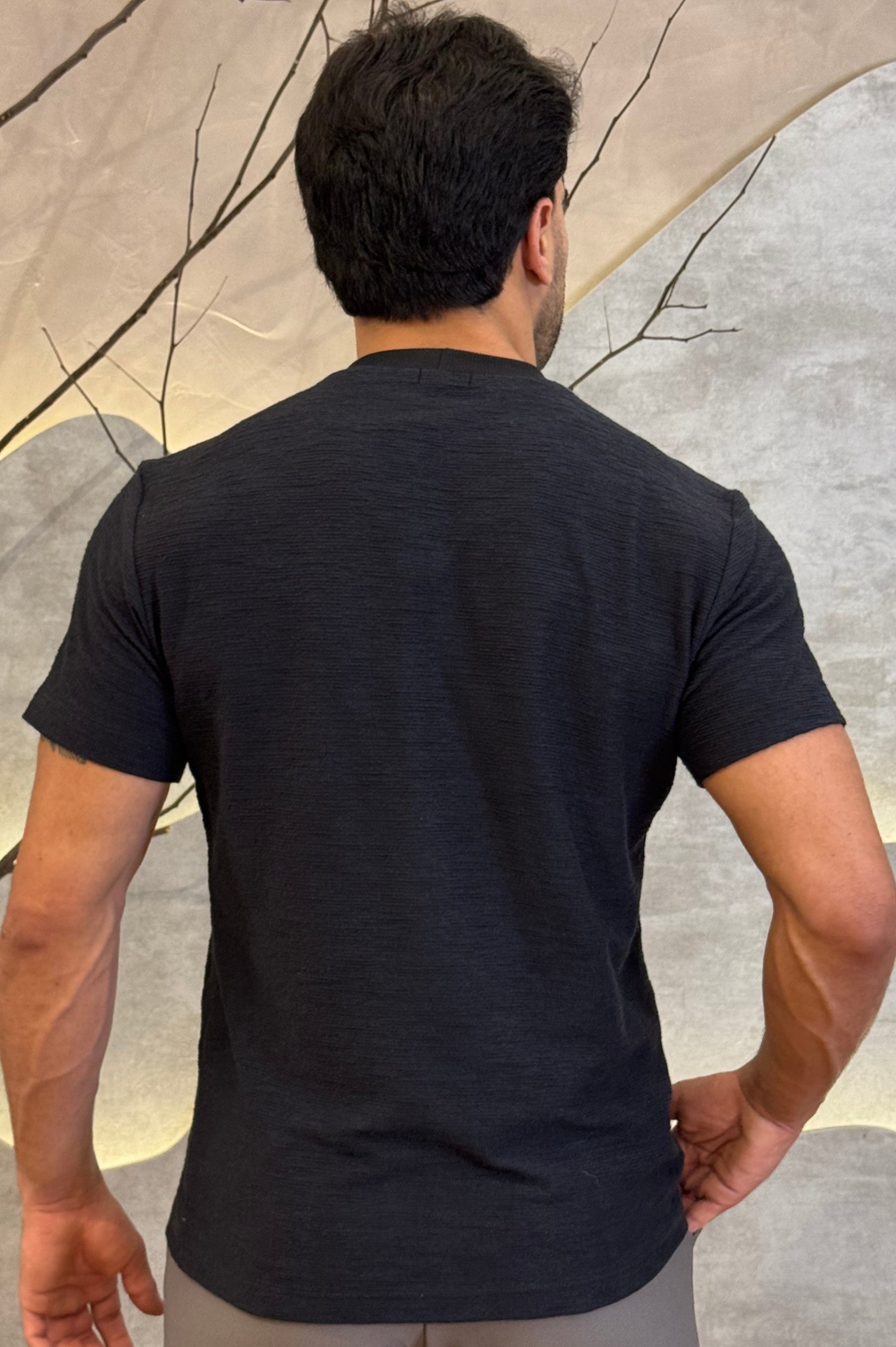 Camisa Patagônia Texturizada Preta Zeus