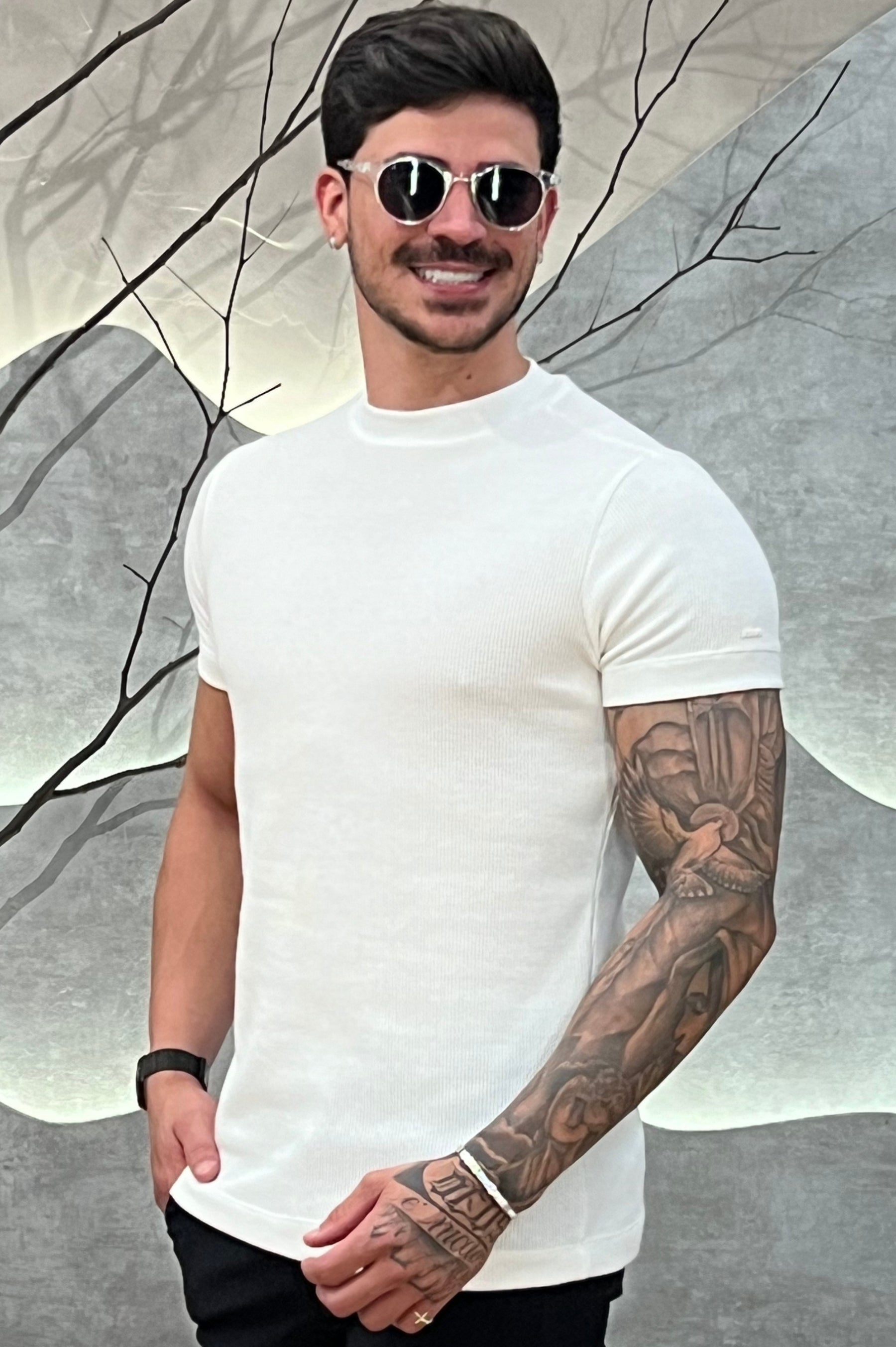 Camisa Piquet Pima Zeus Branco