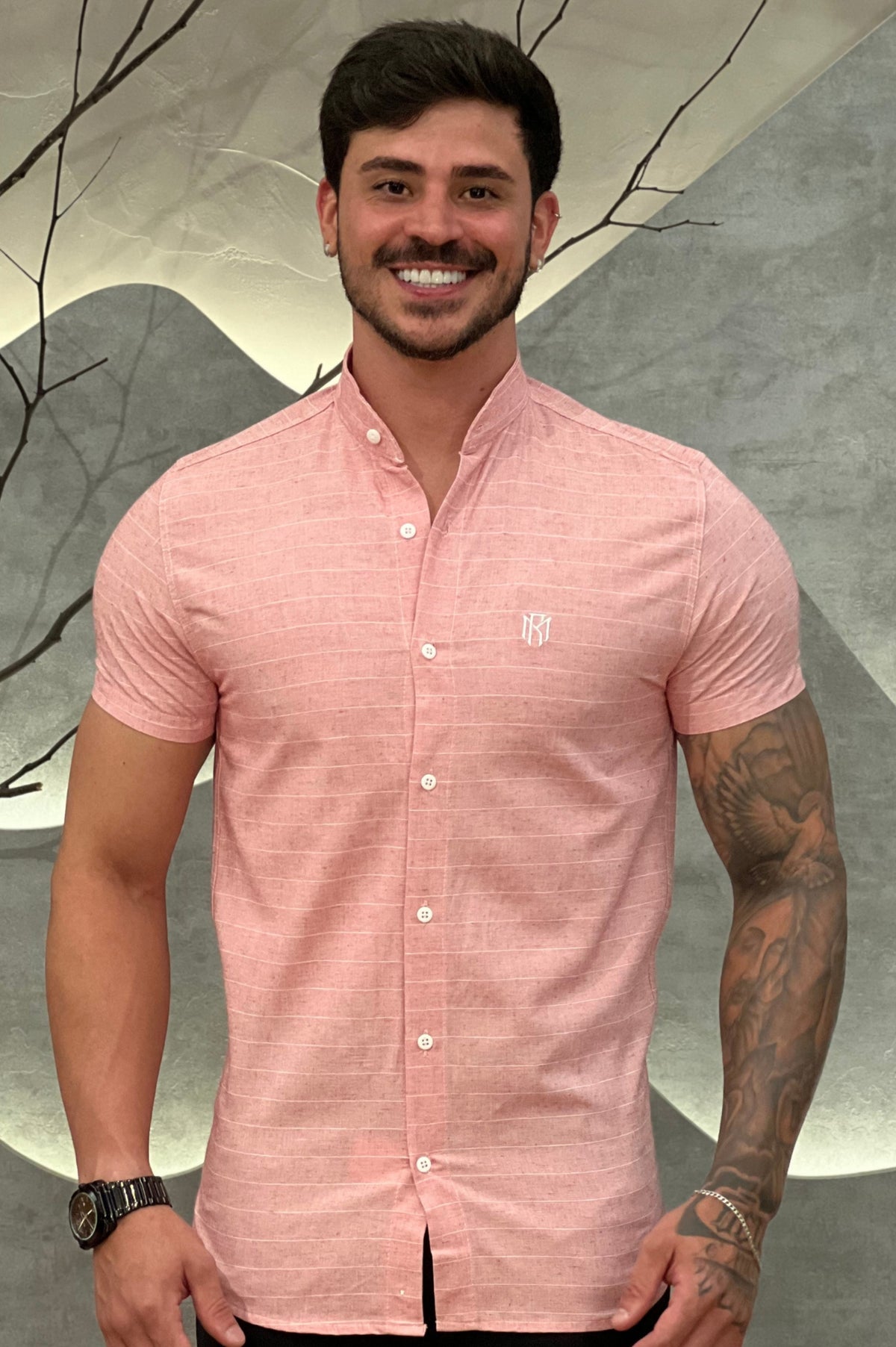 Camisa Raveman Rosa Zeus
