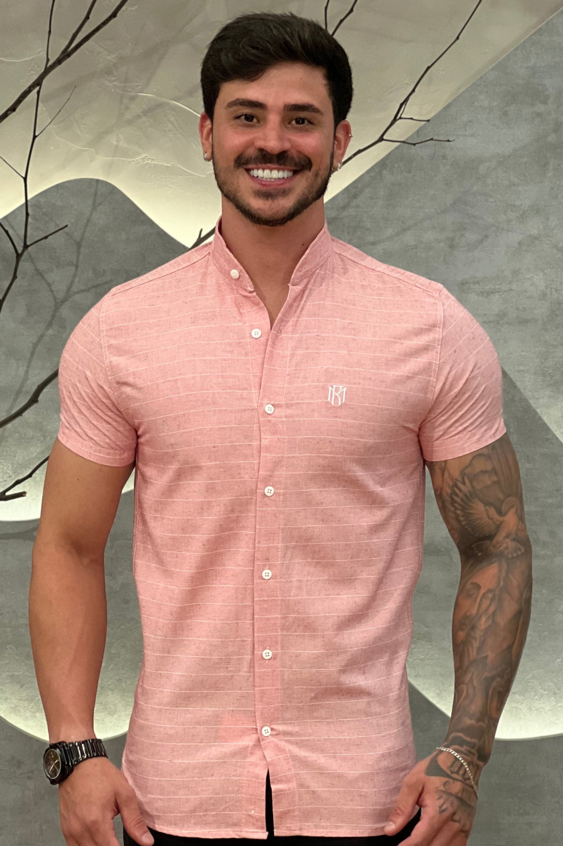 Camisa Raveman Rosa Zeus