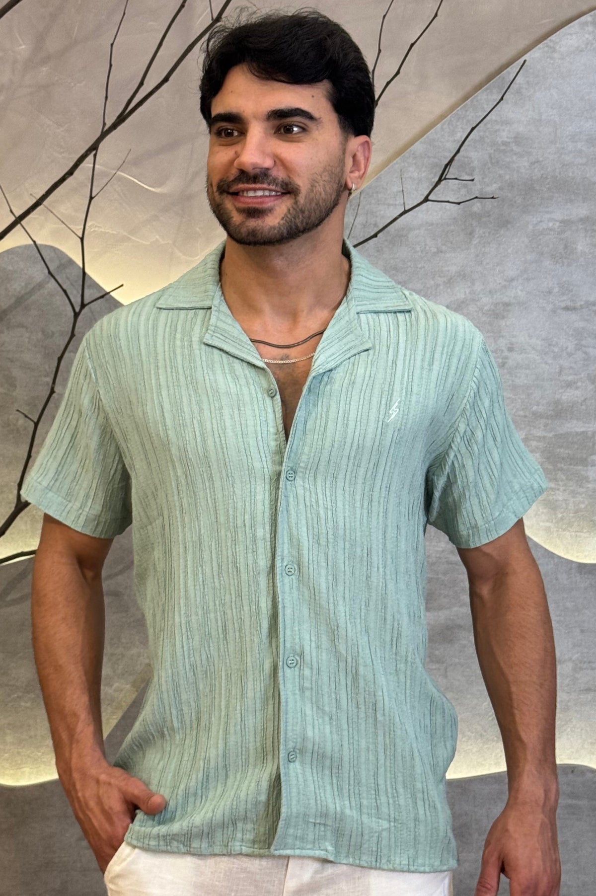 Camisa Resort Manga Curta Zeus