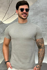 Camisa Tricochamp Canelada Zeus Cinza Espacial