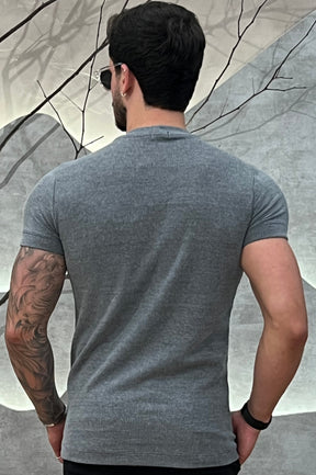 Camisa Tricochamp Canelada Zeus Cinza