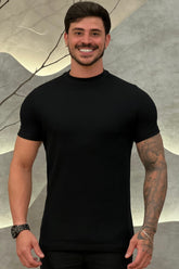 Camisa Tricochamp Canelada Zeus Preta