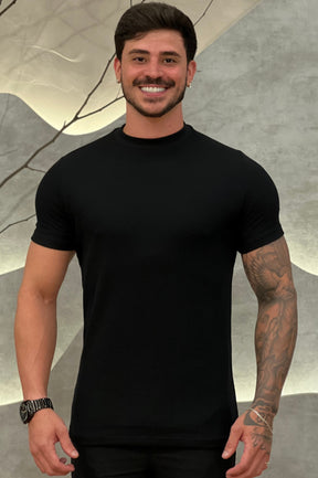 Camisa Tricochamp Canelada Zeus Preta