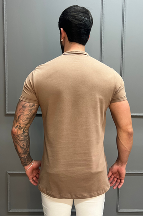 Camisa Gola Henley