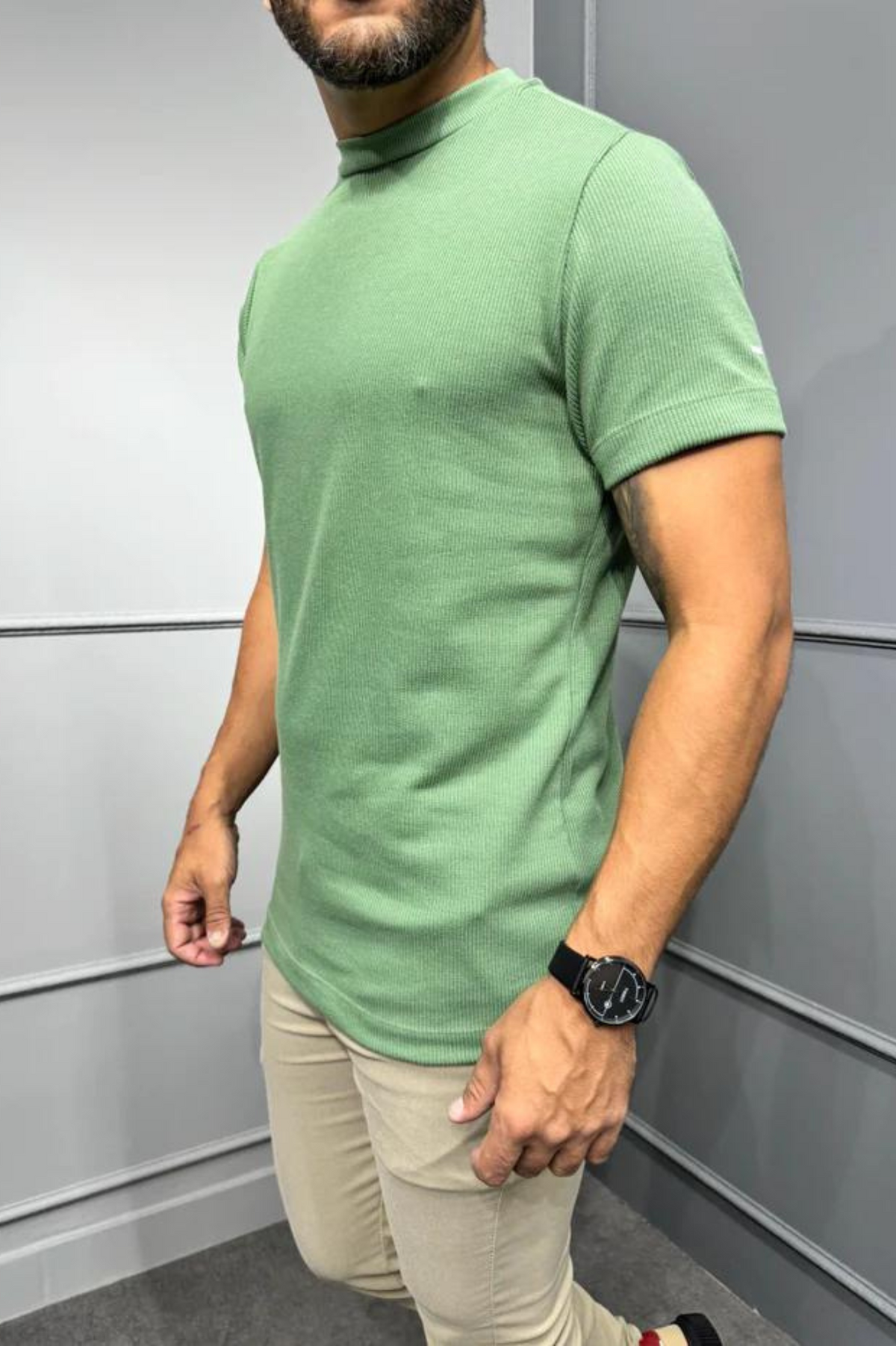 Camisa Tricochamp Canelada Zeus Verde