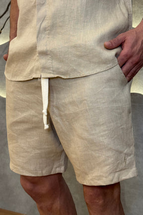 Short 100% Linho Zeus